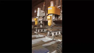 Centro de mecanizado CNC de 5 ejes, doble canal y 2 cabezales  
