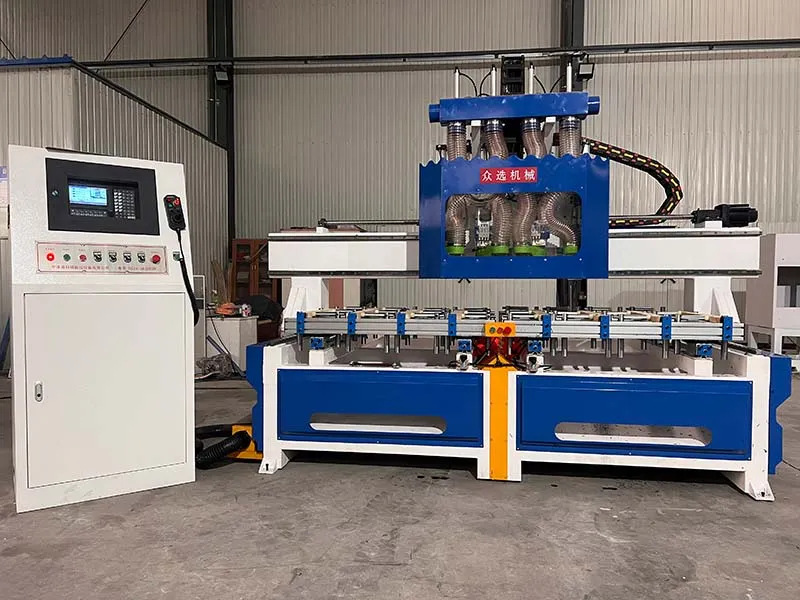 Mortajadora automática de doble mesa